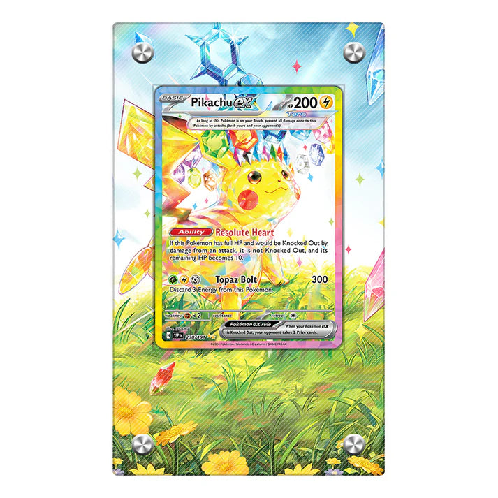 Pikachu ex Protective Acrylic Display Case