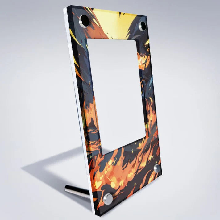 Reshiram & Charizard GX SM201 Protective Acrylic Display Case