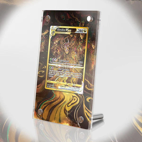 Crown Zenith Gold Cards Set Protective Acrylic Display Case