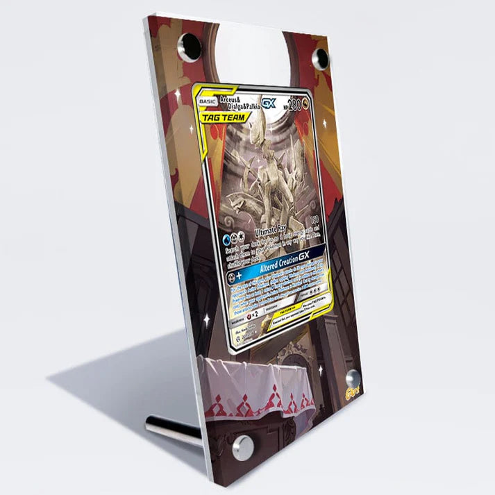 Arceus, Dialga & Palkia GX 221/236 Protective Acrylic Display Case