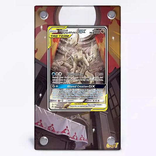 Arceus, Dialga & Palkia GX 221/236 Protective Acrylic Display Case