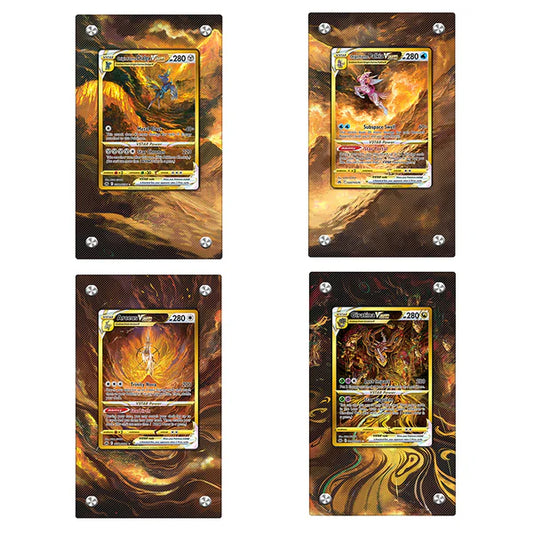 Crown Zenith Gold Cards Set Protective Acrylic Display Case