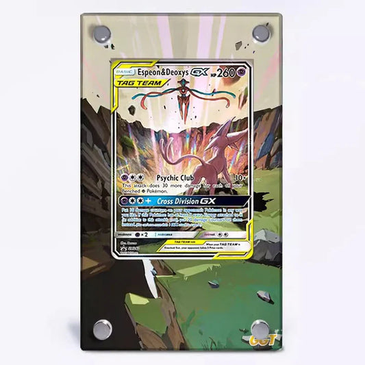 Espeon & Deoxys GX SM240 Protective Acrylic Display Case