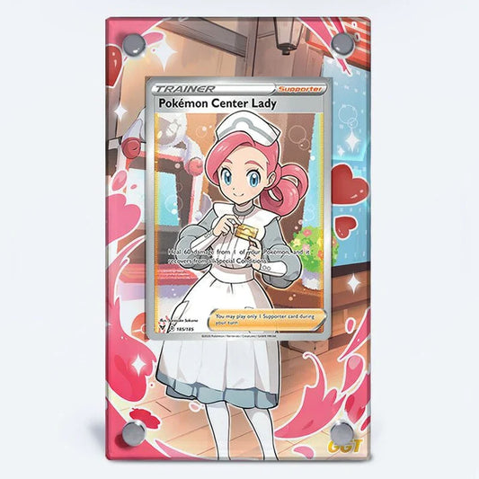 Pokemon Center Lady 185/185 Protective Acrylic Display Case