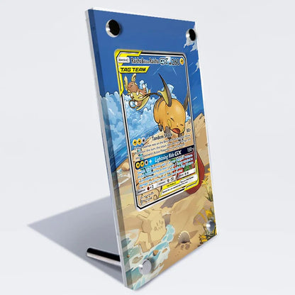 Raichu & Alolan Raichu GX 221/236 Protective Acrylic Display Case