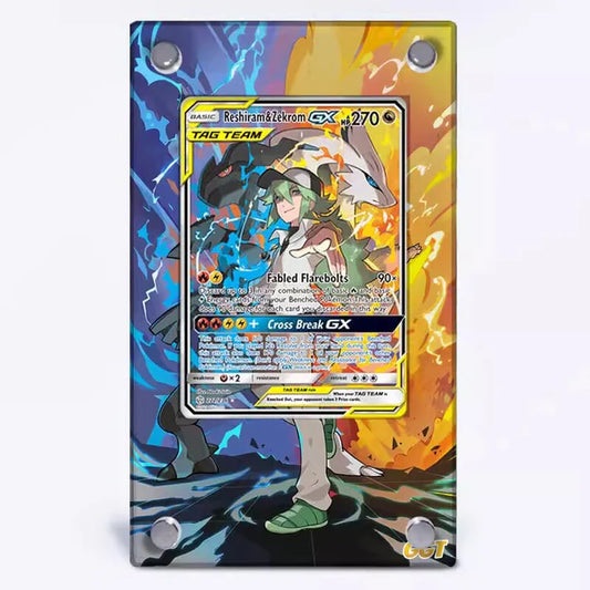 Reshiram & Zekrom GX 157/236 Protective Acrylic Display Case
