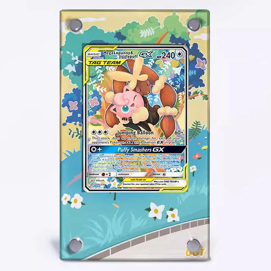 Mega Lopunny & Jigglypuff GX 226 Protective Acrylic Display Case